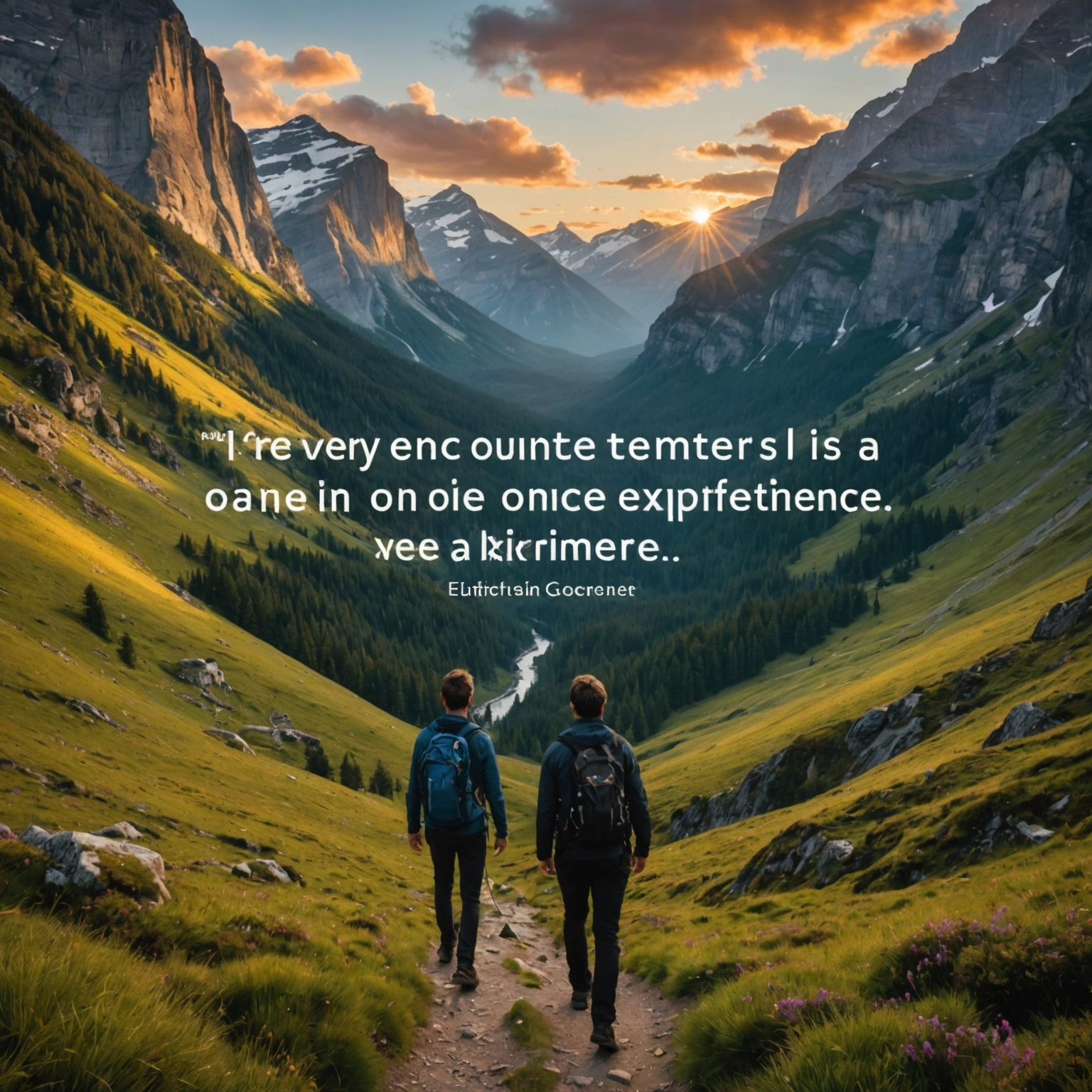 Every encounter is a once-in-a-lifetime experience. 