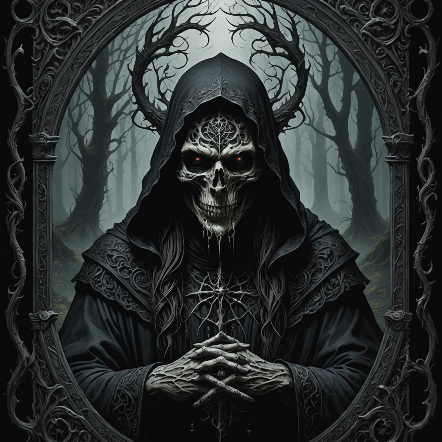 A whisper in the shadows, a chill that crawls down your spine. The whispers grow louder, drawing you deeper into the abyss. A tapestry of darkness woven with secrets, a chilling tale unfolds.