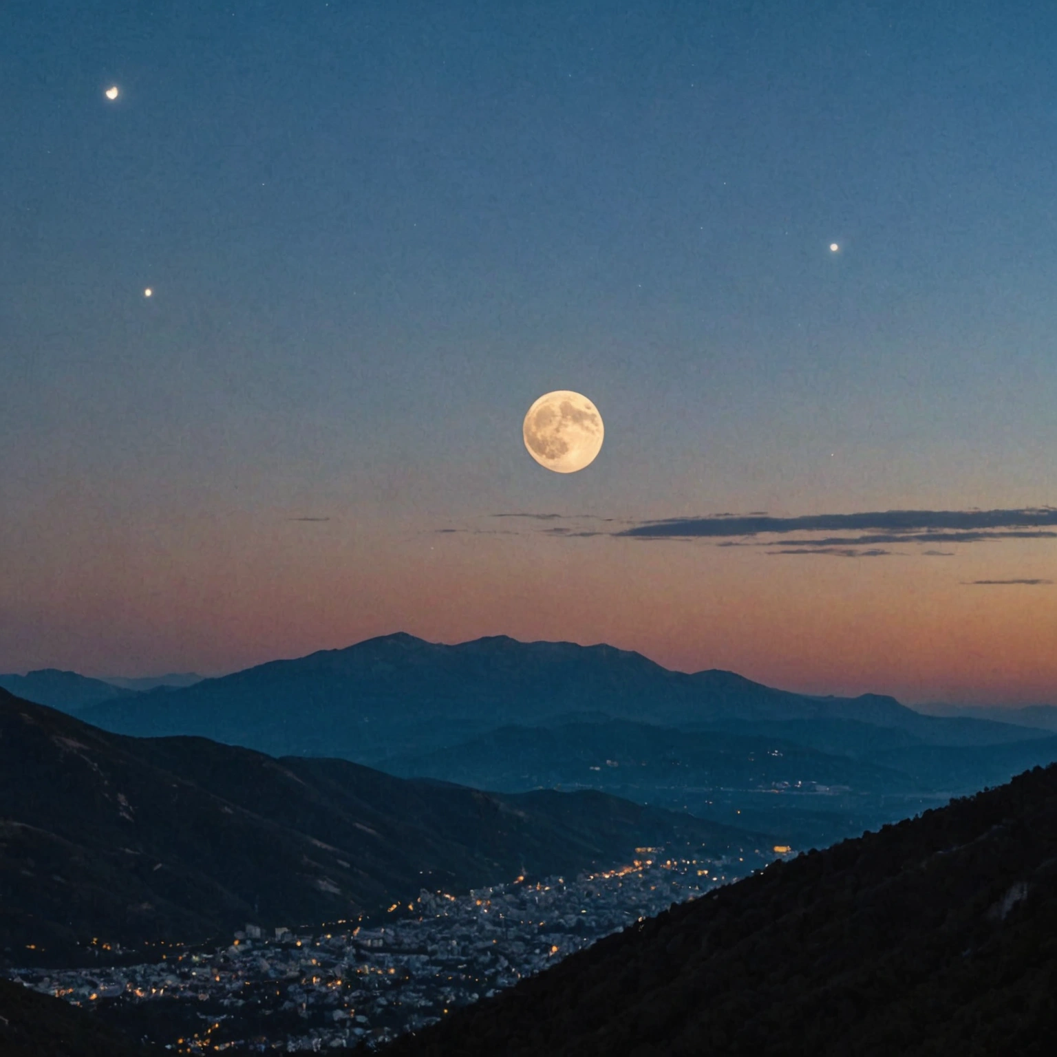 The glimmering light of the moon. 