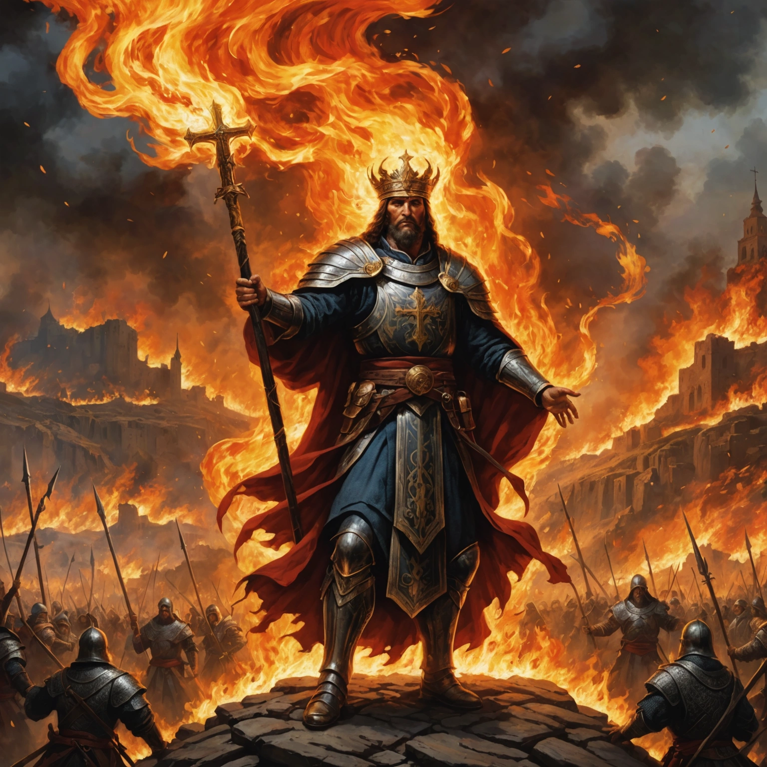 The Burning Flame of Faith - The Holy War to Divide the Land -