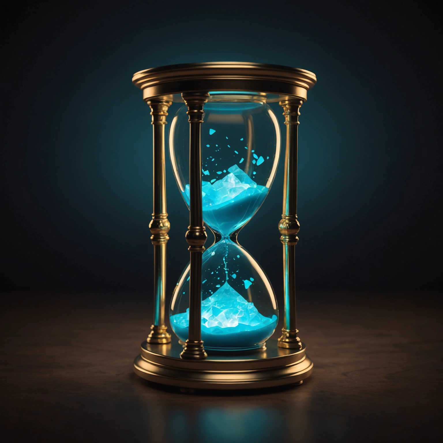 The Glowing Hourglass