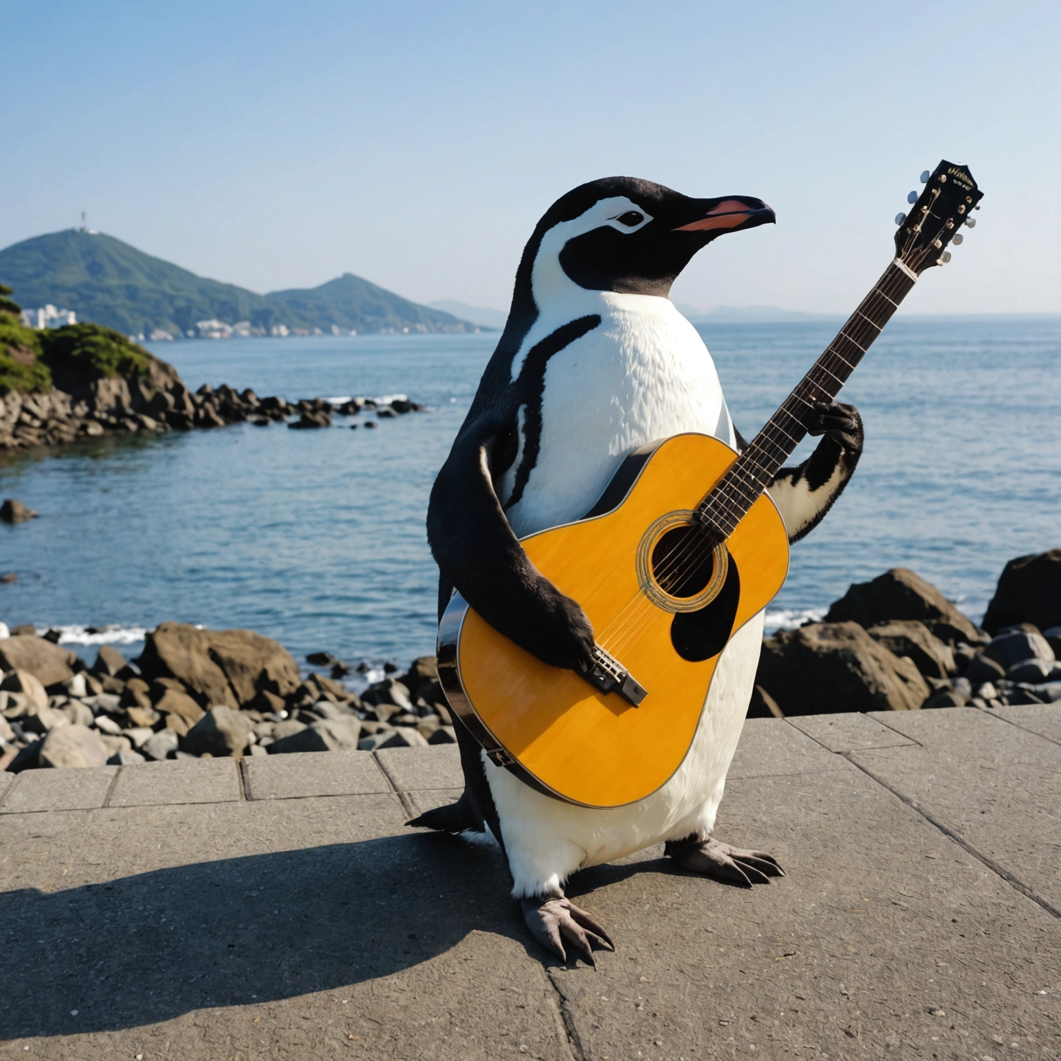The Penguin of Kamakura and the Vanished Guitar